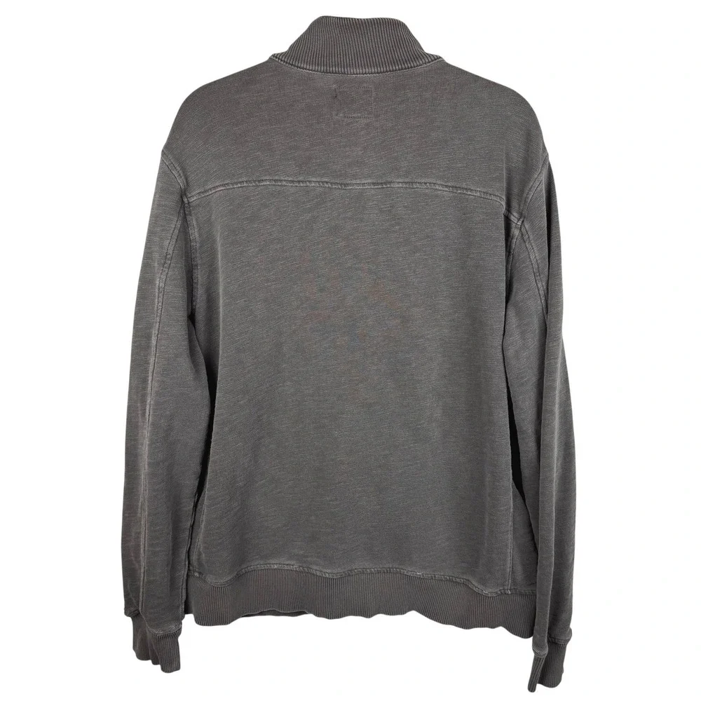 Lucky Brand Black Label Jacket Men's XL Full‎ Zip Bomber Style Gray